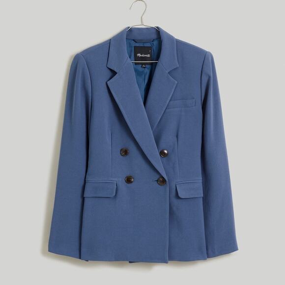 NEW Madewell Rosedale Blazer Nighttime Blue Size 2 - Picture 3 of 13